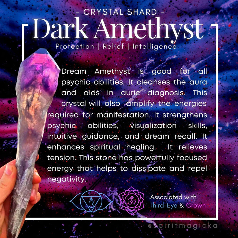 Dark Amethyst Crystal Shard (Large) - generator