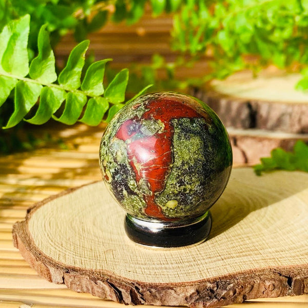 Dragon’s Blood Jasper Mini-Sphere - sphere