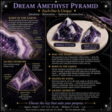 Dream Ametist Pyramid - Medium