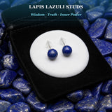 Earrings - Lapis Lazuli Studs