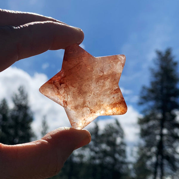 FREE GIVEAWAY!  Fire Quartz Star (Just Pay Cost of Shipping)
