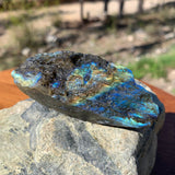 Pierre naturelle labradorite flashy