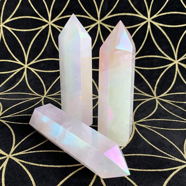 Over 300 Crystal Seed Of Life Abundance Gridding Set - collection