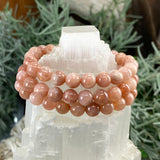 Pulsera Mala De Piedra Del Sol Dorada Con Bolsa De Terciopelo