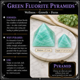 Pirámide de Fluorita Verde - Mediana