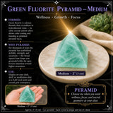 Pirámide de Fluorita Verde - Mediana