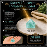 Pirámide de Fluorita Verde - Mediana