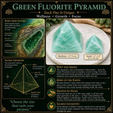 Pirámide de Fluorita Verde - Mediana