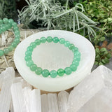 Mala Green Aventurine Bracelet With Velvet Pouch