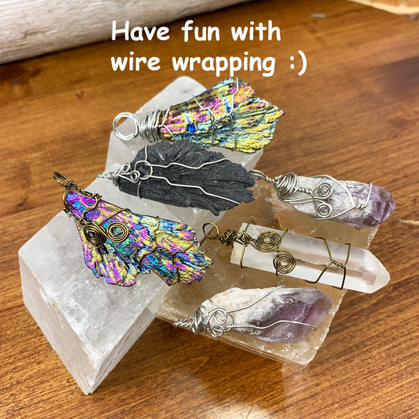 🌀 Crystal Wire Wrapping Starter Kit Including Crystals
