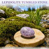 Lepidolith Trommelstein