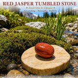 Piedra rodada jaspe rojo