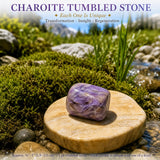 Piedra caída de charoita