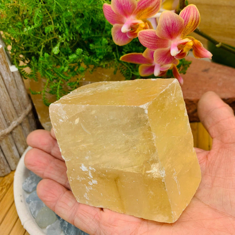 Honey Calcite Chunk - Gift Cards