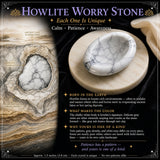 Pedra da preocupação Howlite
