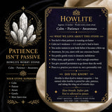Pedra da preocupação Howlite
