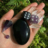 Intention Setting Amethyst & Obsidian Set