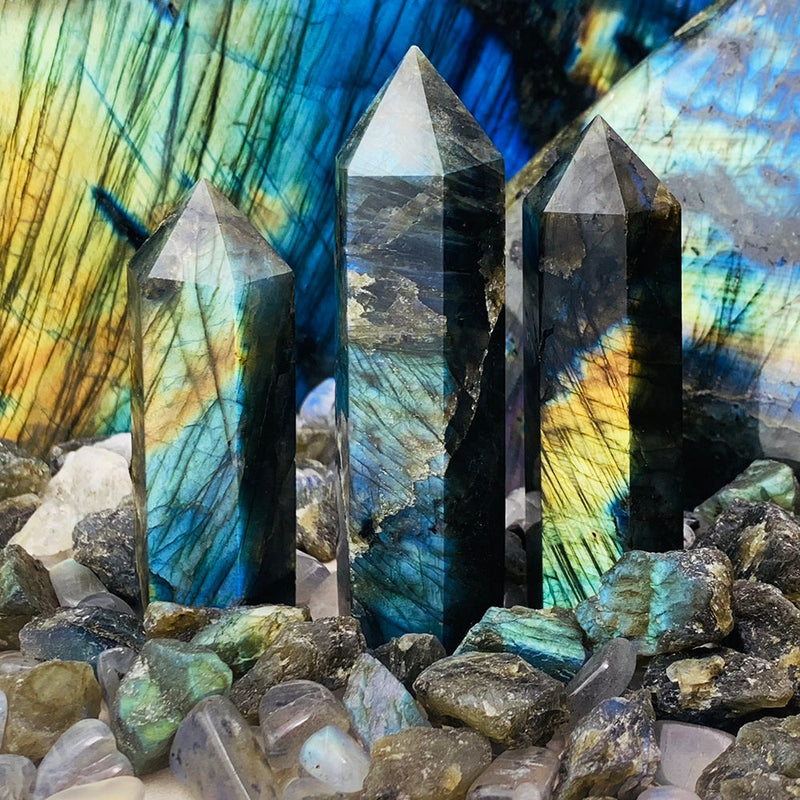 Labradorite Point - wand