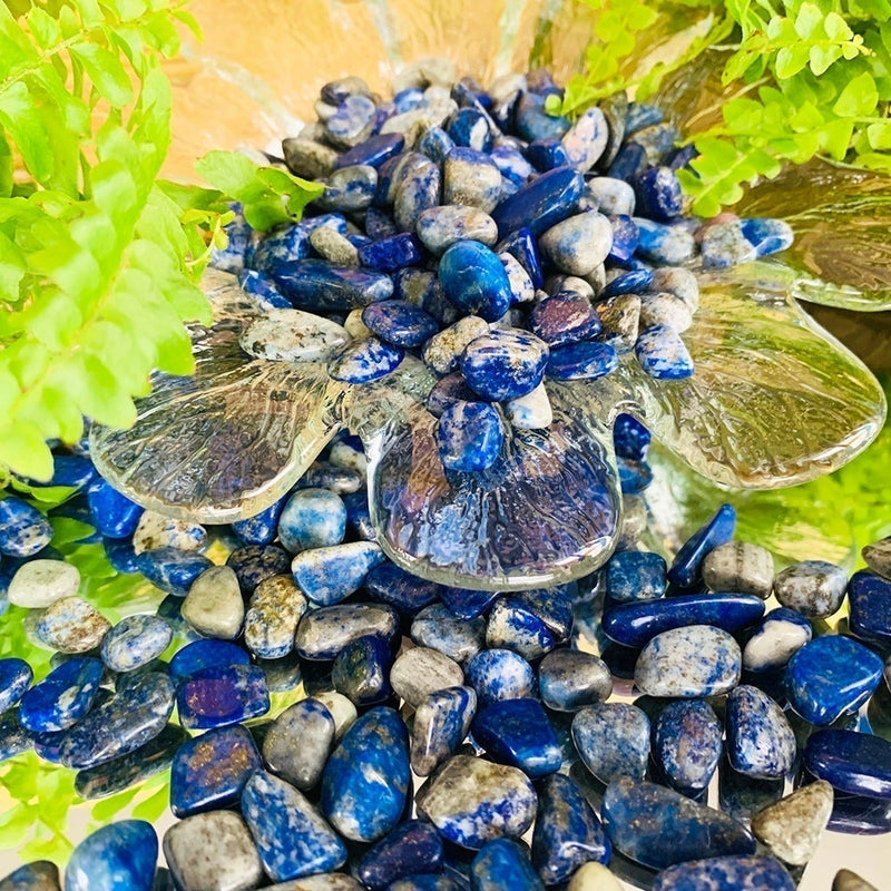 WORKING ON Lapis Lazuli Pebble Stones - tumbledstone