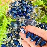 WORKING ON Lapis Lazuli Pebble Stones - tumbledstone