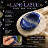 Pedra da preocupação de lápis-lazúli
