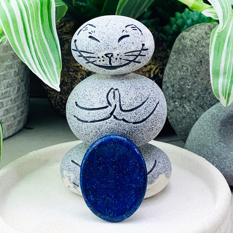 Lapis Lazuli Worry Stone - worrystone