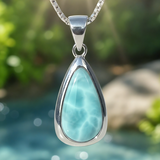 Z ARRON DESIGN Serenity Moonstone koperdraad hanger ketting