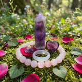 Ogrlica z obeskom iz bakrene žice Z ARRON DESIGN Serenity Moonstone