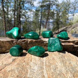 Pierre roulée malachite
