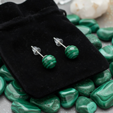 50% SAVING Malachite Necklace & Companions Protection & Courage Set