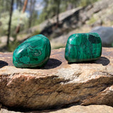 Pierre roulée malachite