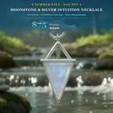 Z ARRON DESIGN Collier avec pendentif en fil de cuivre et pierre de lune Serenity