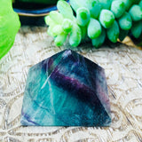 Multicolor Fluorite Pyramid - Small - pyramids