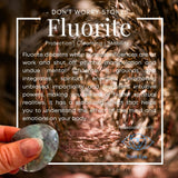 Fluorite Worry Stone - worrystone