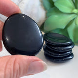 Obsidian Worry Stone - worrystone
