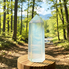 $4 Opalite Mini Crystal Point + Low Rate Promo Shipping