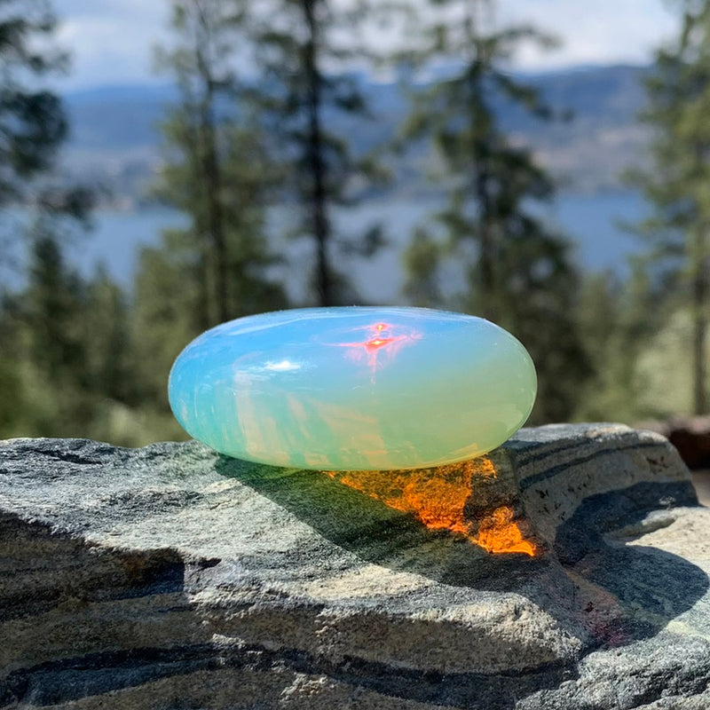 FREE GIVEAWAY! Opalite Palmstone