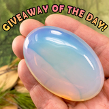 FREE GIVEAWAY! Opalite Palmstone