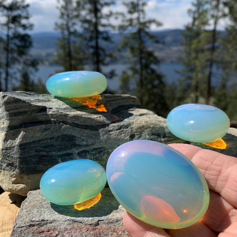 FREE GIVEAWAY! Opalite Palmstone