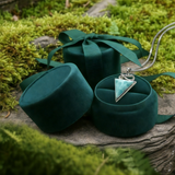 Z ARRON DESIGN Serenity Moonstone koperdraad hanger ketting