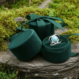 Z ARRON DESIGN Serenity Moonstone koperdraad hanger ketting