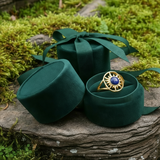 Lapis Lazuli & Gold Solar Wisdom Ring