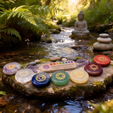 SALE TODAY - 7-Chakra Engraved Crystal Stone Set