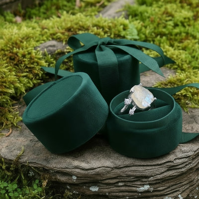 Z ARRON DESIGN Serenity Moonstone koperdraad hanger ketting