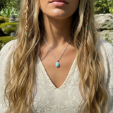 Z ARRON DESIGN Serenity Moonstone koperdraad hanger ketting