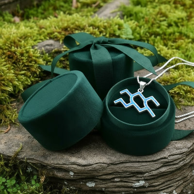 ♒ Aquarius Opal  Zodiac Necklace – January 20 to February 18