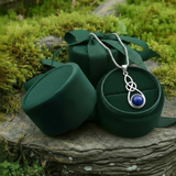 Z ARRON DESIGN Serenity Moonstone koperdraad hanger ketting