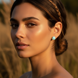 Z ARRON DESIGN Serenity Moonstone koperdraad hanger ketting