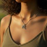 Z ARRON DESIGN Serenity Moonstone koperdraad hanger ketting