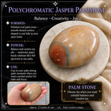 Polychromatischer Jaspis Palmstein